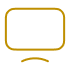 Monitor-Icon für die Software-Benutzeroberfläche – Symbol für SaaS und digitales Qualitätsmanagement in DHC VISION